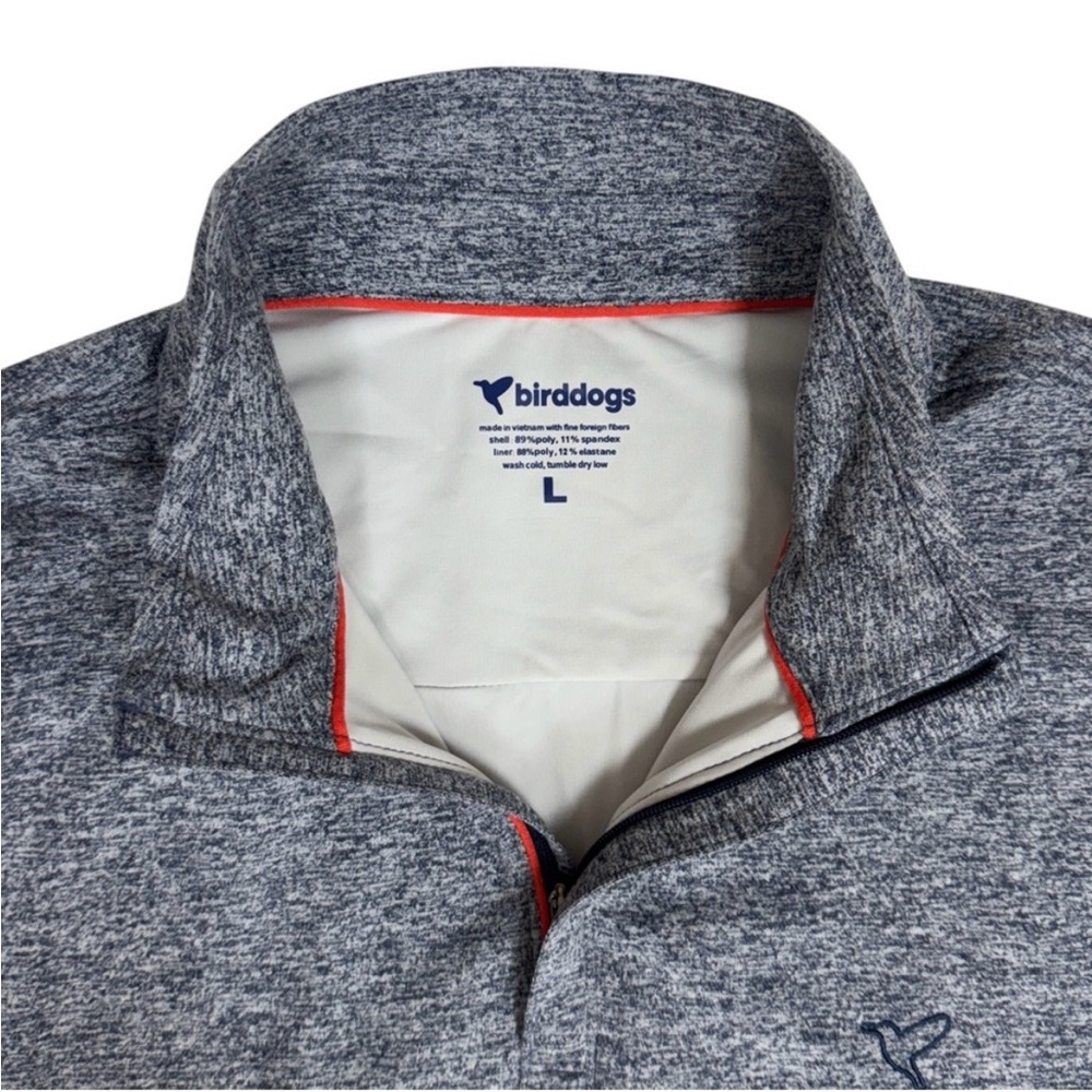 Birddogs Gray Zip Up Sweater